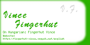vince fingerhut business card